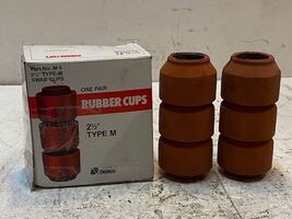 Oil States Pair of Rubber Cups Swab Cups 2-1/2" Type M | M-5 - $27.07