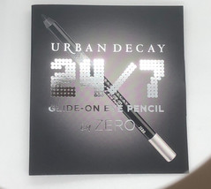 Urban Decay 24/7 Glide-On Eye Pencil - ZERO Deluxe Size 0.8g./ .03oz. NEW!! - $12.03