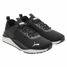 Puma Men&#39;s Size 10.5 PC Runner Athletic Sneakers, Black &amp; White, Custome... - $35.00