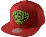 New Orleans Pelicans Mitchell &amp; Ness NBA Grinch Men&#39;s Basketball Snapbac... - £22.41 GBP