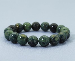 Natural Kambaba Jasper Round Smooth Stretchy Bracelet, Sku#EF134 - $5.00+