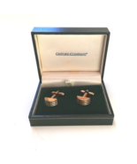 OXFORD COMPANY Cufflinks for Men/Greek Design Gold Plated Wedding Cuff L... - $67.68 CAD