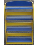 Fabulous Brightly Colored Bookshelf - VGC - GREAT FOR BOYS ROOM - BRIGHT... - £170.66 GBP