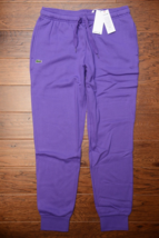 Lacoste Sport XH5528 Men's Purple Fleece Cotton Joggers Sweatpants M EU 4 - £46.56 GBP