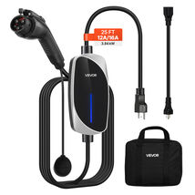 VEVOR L1&amp;2 EV Charger16A 120-240V 25ft NEMA6-20P+5-15 SAE J1772 LED Home... - $88.99