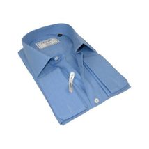 Men's Shirt Charles TYRWHITT Turkey 100% Cotton French Cuffs CHT-1 Blue image 5