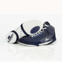 ScrapLife Wrestling | Ascend One Wrestling Shoes | Navy &amp; White | Premium! - £105.60 GBP