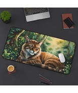 Wild Tiger Jungle Desk Mat, Tropical Mouse Pad, Nature Lover Gift, Wildl... - $28.07 CAD