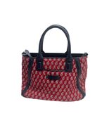 Vera Bradley Satchel Americana Handbag Medium Red Navy Quilted Paisley Z... - $25.87