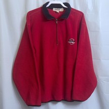 Vintage Nautica Competition 1/4 Zip Sweater Men&#39;s Large L Made in USA - $18.80