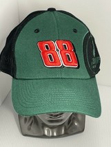 Dale Earnhardt Jr #88 Amp Baseball Hat Green &amp; Black Chase NASCAR Flex Fit - £7.43 GBP