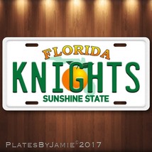University of Central Florida KNIGHTS  Aluminum License Plate Tag New - £13.42 GBP