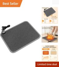 Luxury 15.94'' x 19.88'' Heated Carpet – Timer &amp; Adjustable Temp for Wel... - $64.30