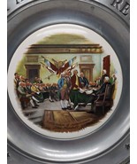 The Great American Revolution 1776  Declaration Of Independence Pewter P... - $27.15 CAD
