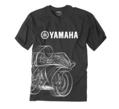 Factory Effex Men&#39;s Yamaha R1 Tee Shirt Black M - £23.66 GBP