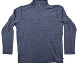 Gap Men&#39;s Long Sleeve Half Zip Mock Neck Warm &amp; Stylish Sweater Large Bl... - $14.84