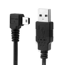 Cy Mini Usb B Type 5Pin Male Right Angled 90 Degree To Usb 2.0 Male Data Cable W - £14.14 GBP