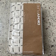Donna Karan Dkny Pure Imprint 1pc Standard Sham Charcoal 100% Cotton Nip - £39.32 GBP