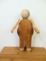 Natural Wood Doll Form Man or Woman 10.5 Inch Posable Arms - $12.87