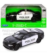 2016 Dodge Charger R/T Police Pursuit 1/24 Scale Diecast Model Welly w/ BOX - $34.64
