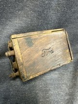 Early 1900s Vintage Ford Model T Ignition Coil Wooden Buzz Box Wooden Ba... - £22.70 GBP