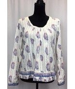 Joe Fresh Womens Top Shirt Blouse Floral Long Sleeve Size S/P - €8,73 EUR