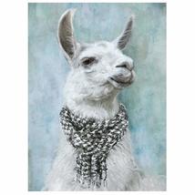 Misc The Llama By Wrapped Canvas Painting Art Print - 16x20 French Count... - $55.43