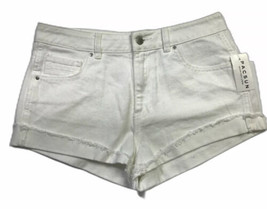 Kendall And Kylie Pacsun Shorts White Denim size 27 Cuffed - £22.43 GBP