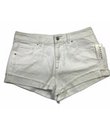 Kendall And Kylie Pacsun Shorts White Denim size 27 Cuffed - £22.54 GBP