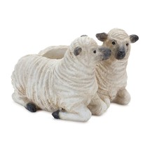 Sheep Planter (Set of 2) 5&quot;H Resin - £44.77 GBP