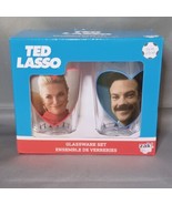 New TED LASSO Glassware Set 16oz Zak! Everyday Smiles Pint Valentine’s T... - £22.00 GBP
