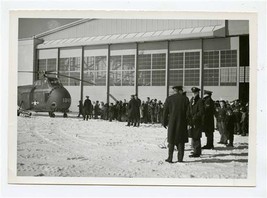 Cub Scouts Kinross AFB Michigan Photo Outside Hangar Sikorsky H 19 Helicopter  - £21.79 GBP