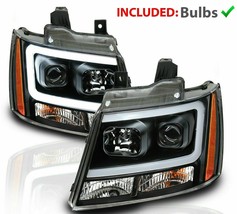 THOR MOTOR COACH OUTLAW 2013 2014 BLACK PROJECTOR HEADLIGHTS HEAD LAMPS ... - £294.80 GBP