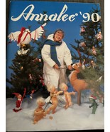 Annalee 1990 Catalog Doll Christmas scene Reindeer cover - £9.77 GBP
