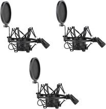 3 Sets Microphone Shock Mount Mic Anti Vibration Mount Mic, Vibration Rack - $53.96