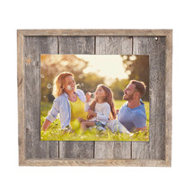 5X7 Natural Weathered Grey Picture Frame With Plexiglass Holder - £56.35 GBP