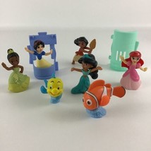 Disney Princess McDonald&#39;s Toy Lot Tiana Moana Jasmine Snow White Nemo Flounder - £19.47 GBP