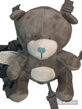 Goldbug Childrens Plush Stuffed Gray Bear Safety Harness Leash Adjustabl... - $13.14