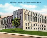 New Library University of Missouri Columbia Mo Post Card PC1 - £3.19 GBP