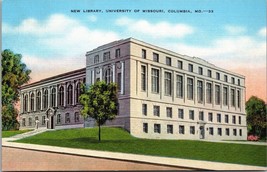 New Library University of Missouri Columbia Mo Post Card PC1 - £3.12 GBP