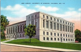 New Library University of Missouri Columbia Mo Post Card PC1 - £3.19 GBP