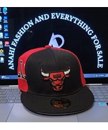 Chicago Bulls New Era Gameday Wordmark 59FIFTY Fitted Hat - Black/Red - $28.06 CAD+