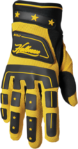Thor Mens 22 Hallman Digit Gloves Black/Yellow XL - £20.29 GBP