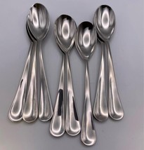 Yamazaki / Morrison design Stainless Steel CHARADE Teaspoons Set 8 - £47.81 GBP