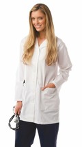 Women&#39;s Adjustable Long Lab Coat Medical Uniform - £24.51 GBP