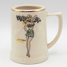 Vintage Virginia Lil Virgin Autocollant Bière Boisson Tasse 1950&#39;s 1960&#39;s - £63.43 GBP