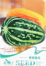 Color Muskmelon Fragrant Crisp Melon Organic Seeds 20 Seeds Very Sweet M... - £7.83 GBP