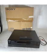 Sony CDP-C345 - 5 CD Compact Disc Changer w/ Remote &amp; Original Box Teste... - £72.81 GBP