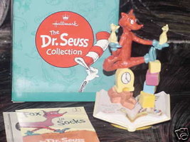 Hallmark Dr. Seuss Fox In Socks Figurine Mint With Box 2000  - £38.93 GBP