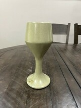 Haeger  Ceramic Cup Goblet Planter Avocado Green CHALICE BY HAEGER signed - €21,23 EUR